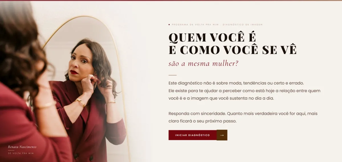 Web de Renata Nascimento, marca personal y diagnóstico de imagen